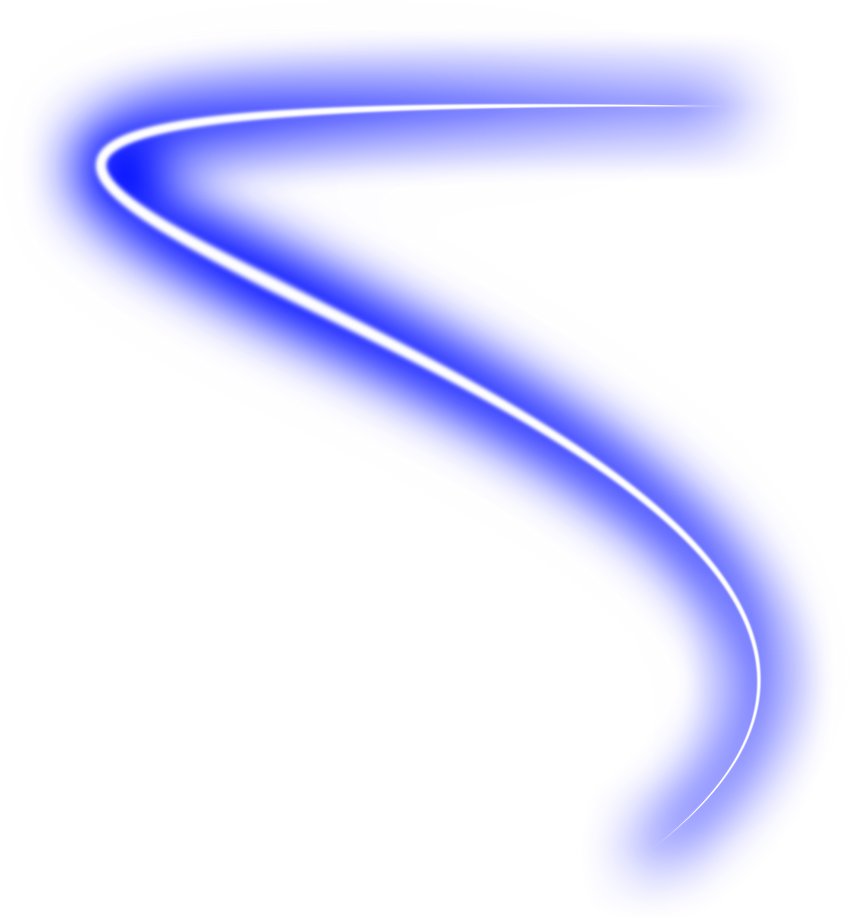 Blue Neon Swirl